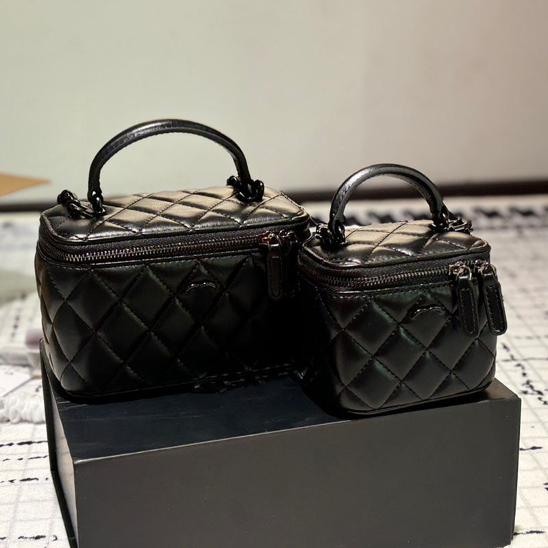 Designer bag Makeup Bag Acrylic chain bag quality leather Crossbody Bag saddle bag luxurys Handbagsl Zipper cosmetic bag Fortune Bag Messenger Bag 1