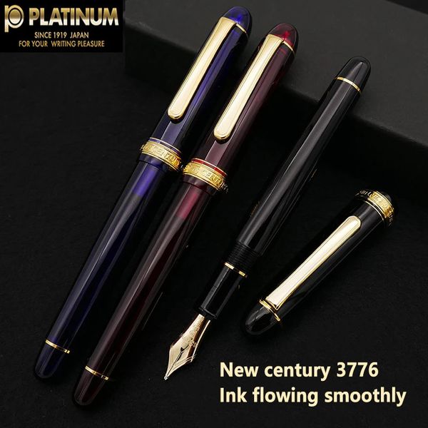 Platinum Original Fountain Pen #3776 CENTURY 14K Gold Nib Ink Stationery Office for School Pens Writing 250120