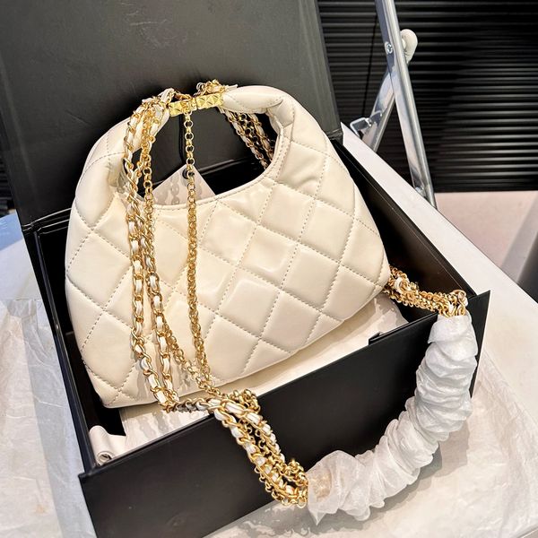 Luxury Chain Shoulder bag Crossbody Womens Fashion Hobo bag Designer Hobos Evening Bags Lambskin Purses Clutch Wristlet bag Sweet Girl Lolit