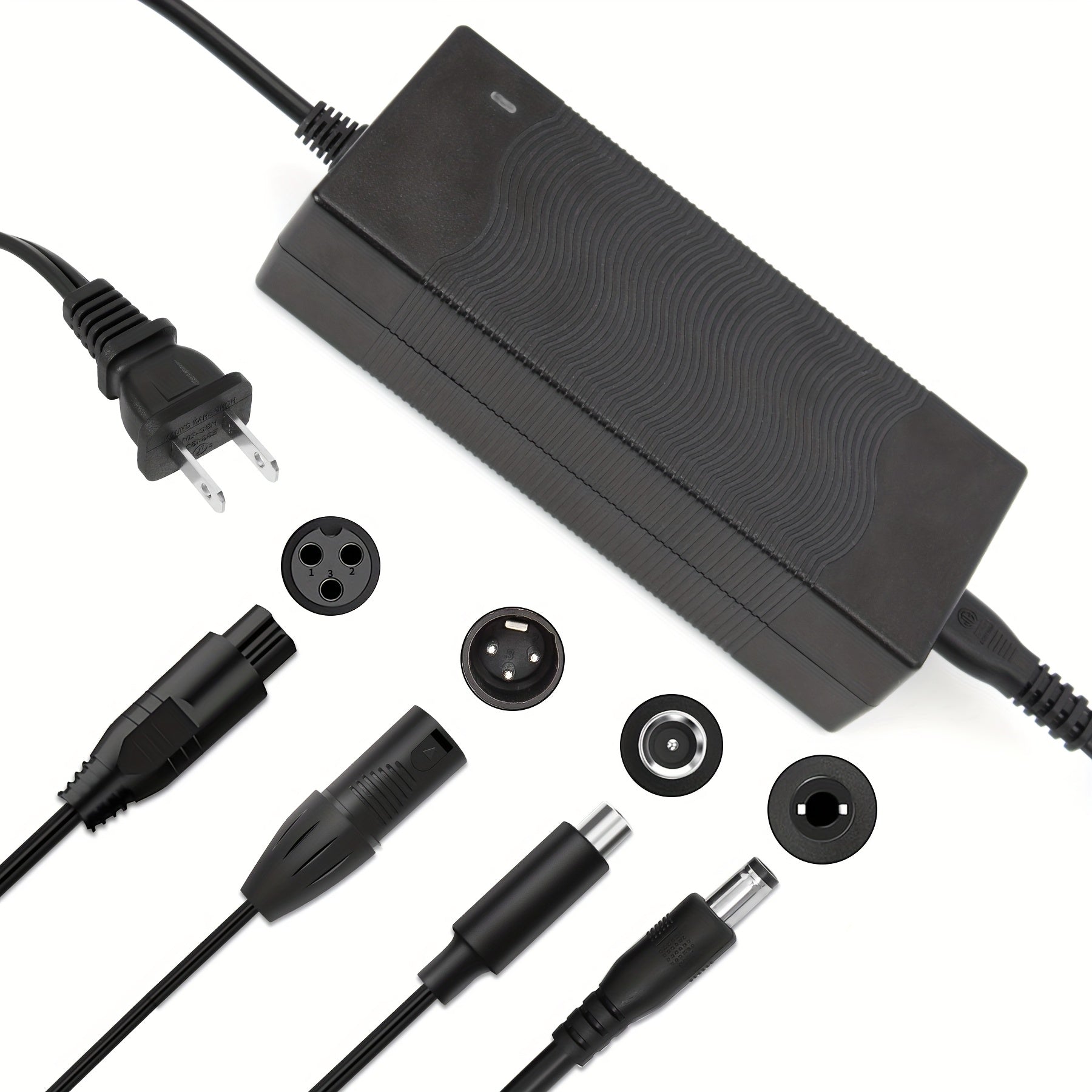 TEMU 42v 2a Scooter Charger For 36v Li- Charger For Electric Scooter Lithium Battery Power Adapter G30lp F40a Max G2(not Suitable For Lead-acid