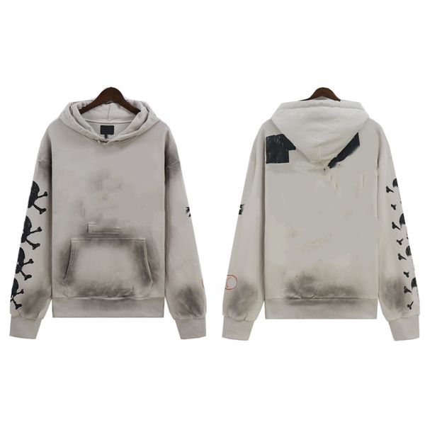 Z621 Fashion Casual T-shirt men women pullover hoody letter printed long sleeve jumper crewneck loose hooded streetwear clothing