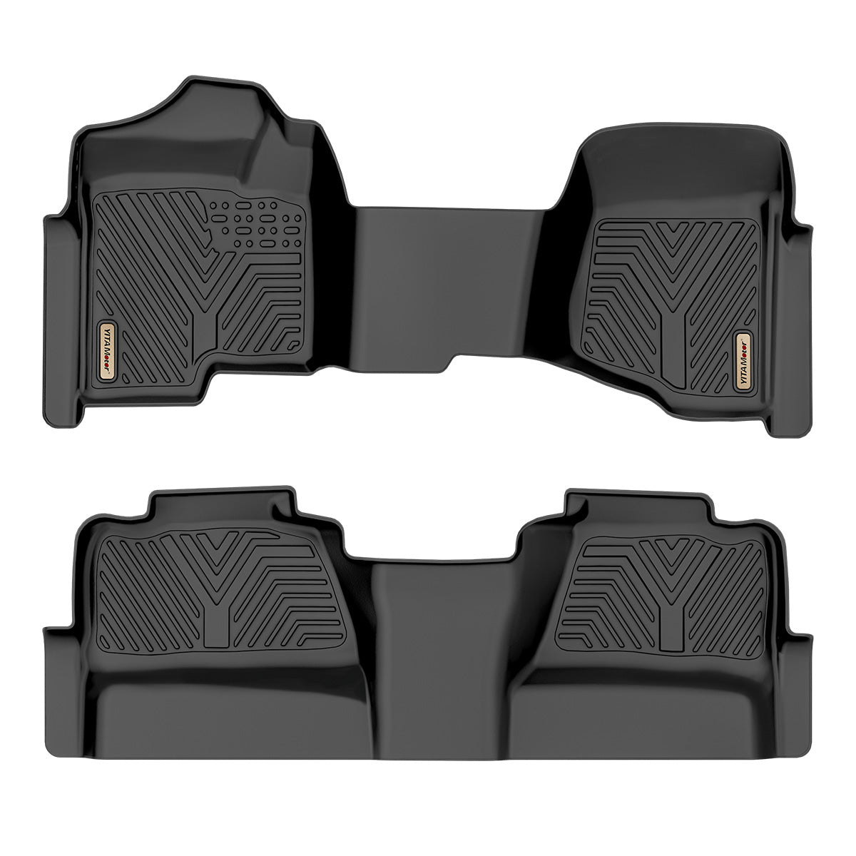 YITAMOTOR® 2007-2013 Chevy Silverado 1500- Sierra 1500, 2007-2014 Chevy Silverado-Sierra 2500-3500 HD Floor Mats