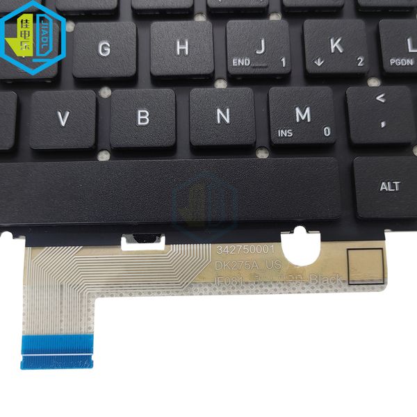 Laptop keyboard English US for Dynabook Tecra A40-K A40-J EX40L EX40L-J 342750001 DK275A JF081 Notebook keyboard black key caps