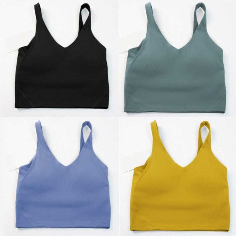 2023 NWT lu-09 bra align yoga sport Tanks high impact fitness seamless tops gym womens active wear workout vest sports lu sporting