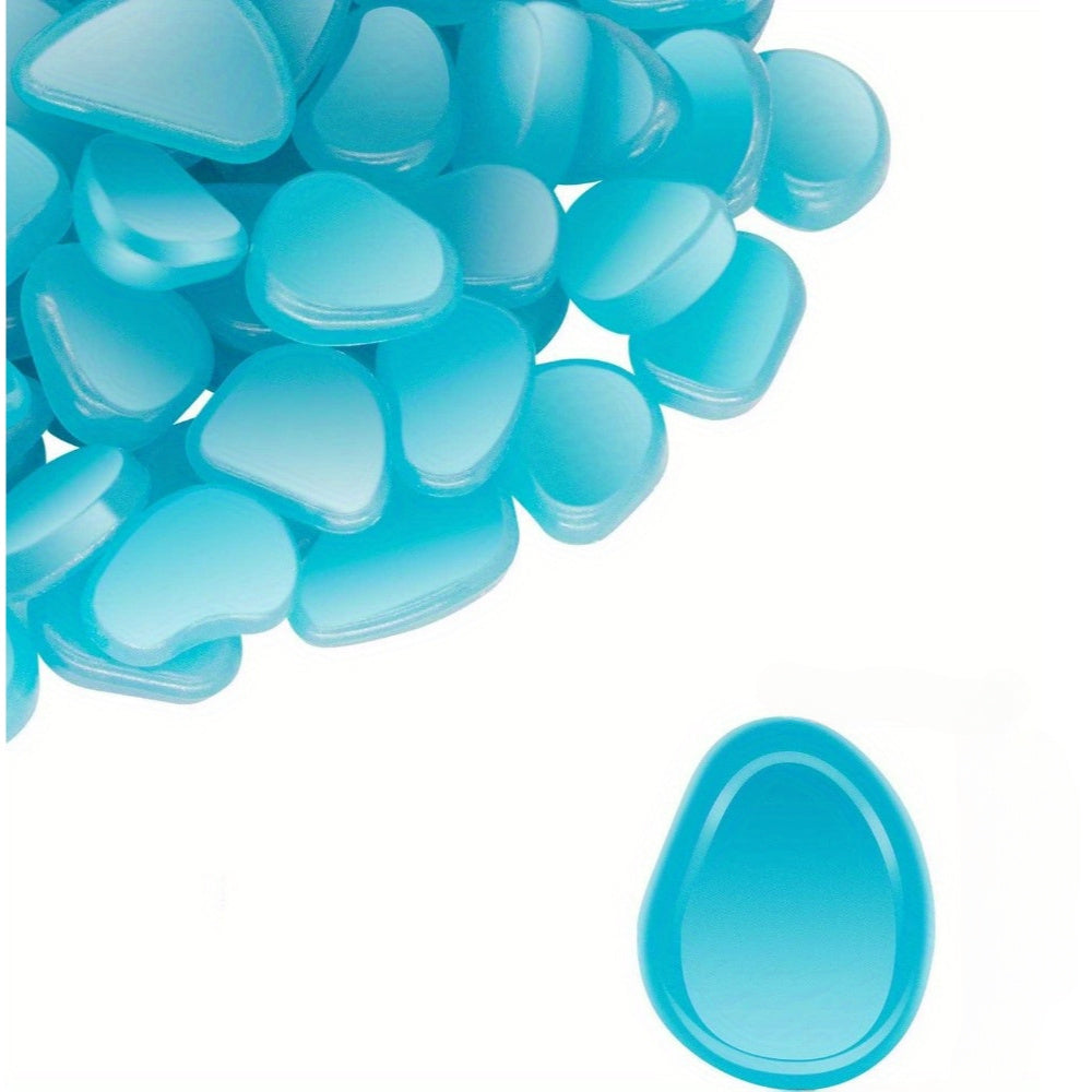 TEMU 0.4in 2010pcs Glowing Stone Rocks Glow In The Dark, Luminous Decorative Pebbles Stones For Garden, Walkways, Houseplants, Park, And Aquarium,