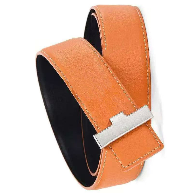 Luxurious Dress Accessory: Sophisticated Men&#039;s Customized Lettering Belt Set Including an Attractive Gift Box