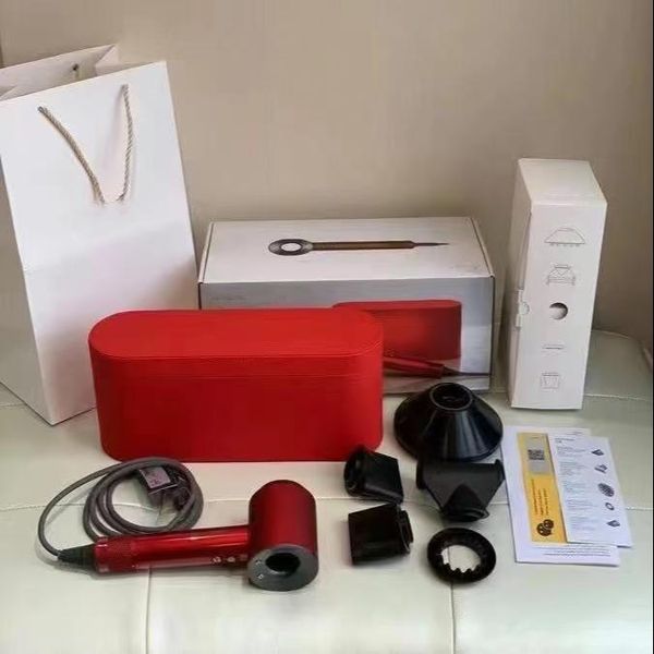 Designer Secas de cabelo HDO8 Caixa de presente sem folhas MUTEHAIRDRYER CARE CARA Intelligence Hair Drier Rápido Seguro seco ânion