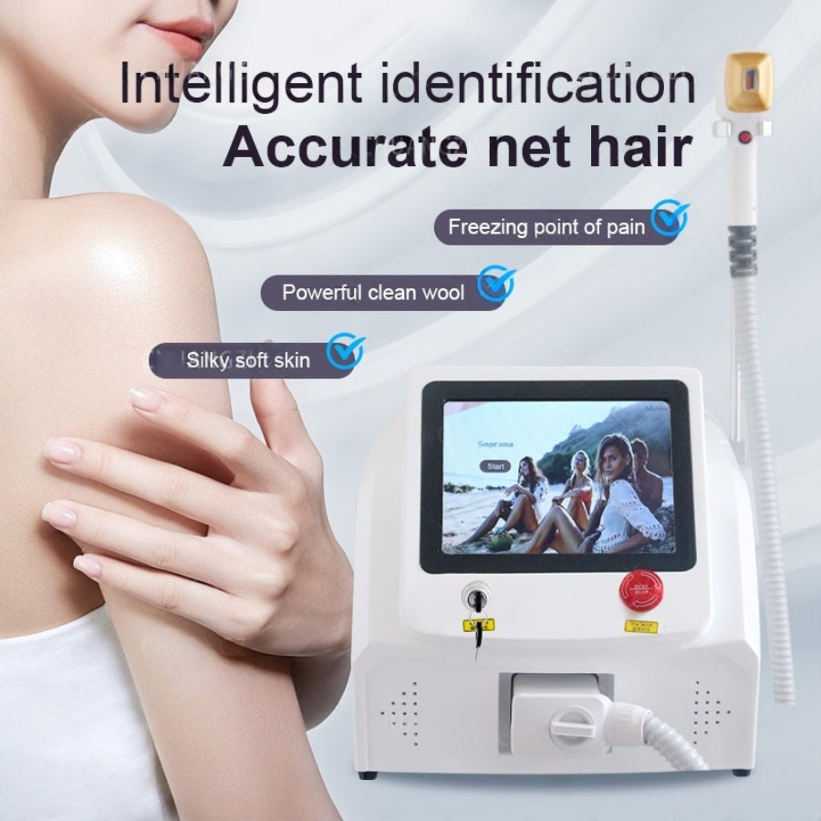 Diode Laser Hair Removal Professional Machine Triple Wave Ice Titanium 755nm 808nm 1064nm Permanent Device 3 Wavelength Skin Cool