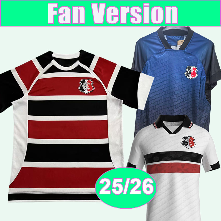 25 26 Santa Cruz FC Mens Soccer Jerseys ITALO HIAGO MELO RODRIGUES TOTY ISRAEL LUCAS BESSA Home Away Training Wear Football Shirts Adult Uniforms