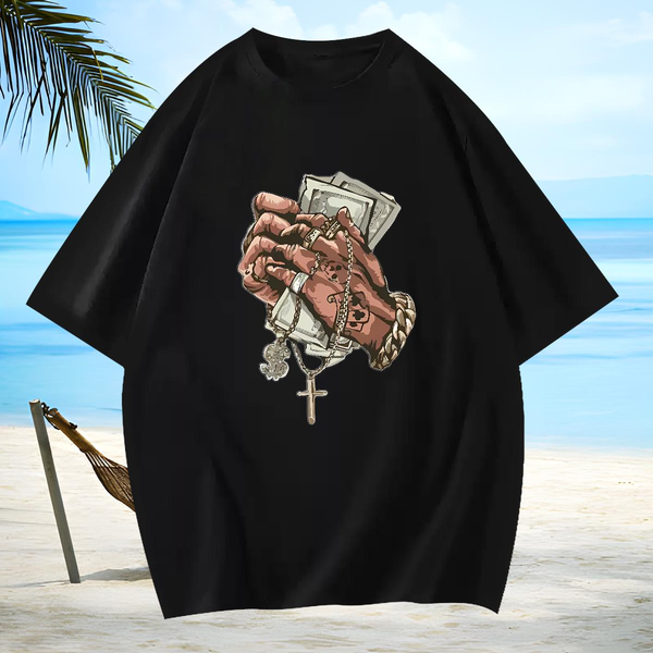 Designer Fashion Mens T Shirts Cotton Breathable Home Outdoor Tshirts Custom Comfortable Clothes