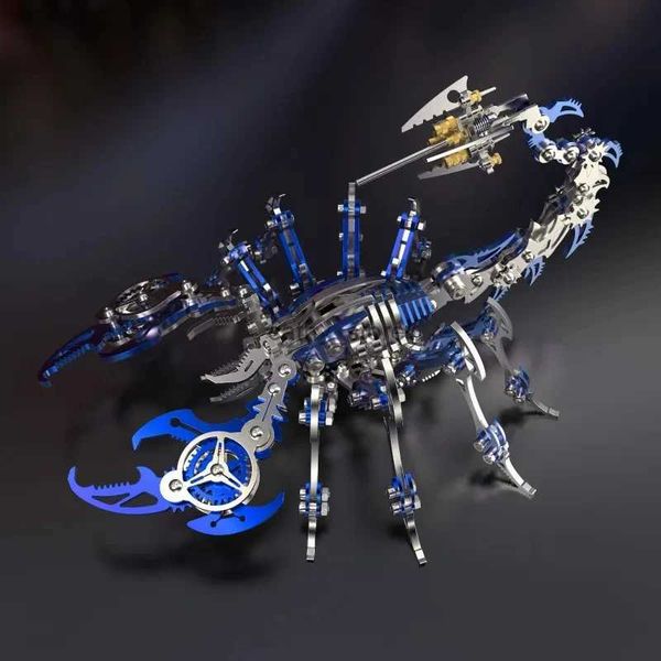 Model Building Kits Colorful 3d Metal Scorpion King Toys Assembly Decoration Educational Jigsaw Puzzle Diy Assemble Adult Birthday Gifts For