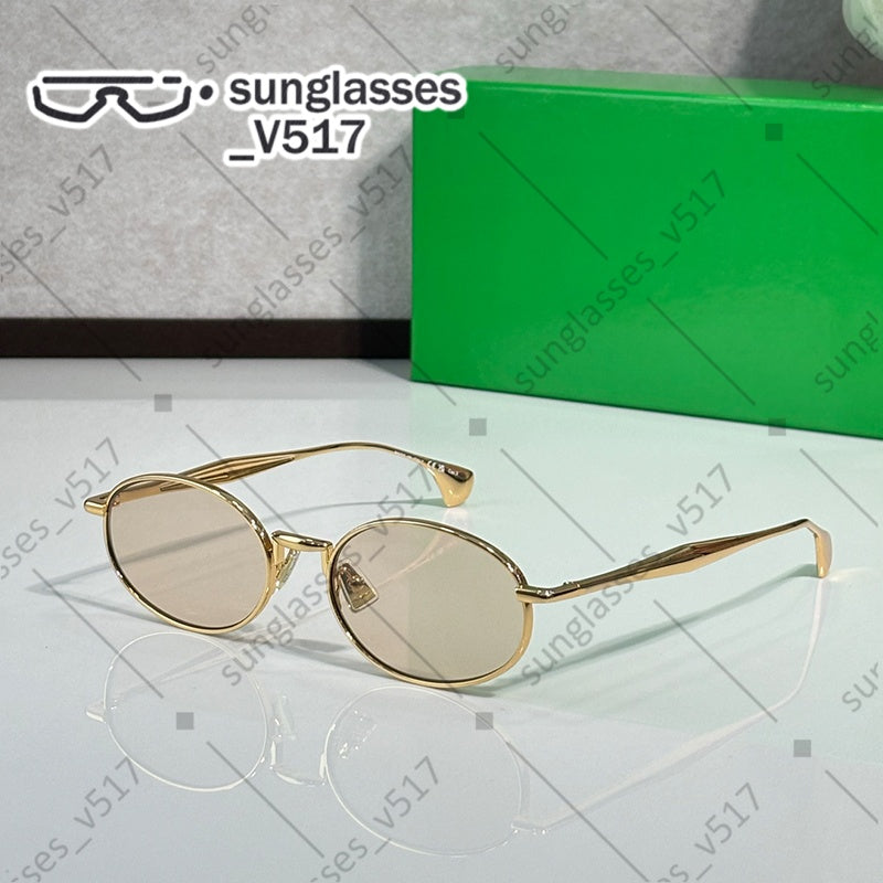oval sunglasses designer sunglasses glasses women small frame sunglasses men metal Sunglasses Simple European style High quality Suitable for all ki