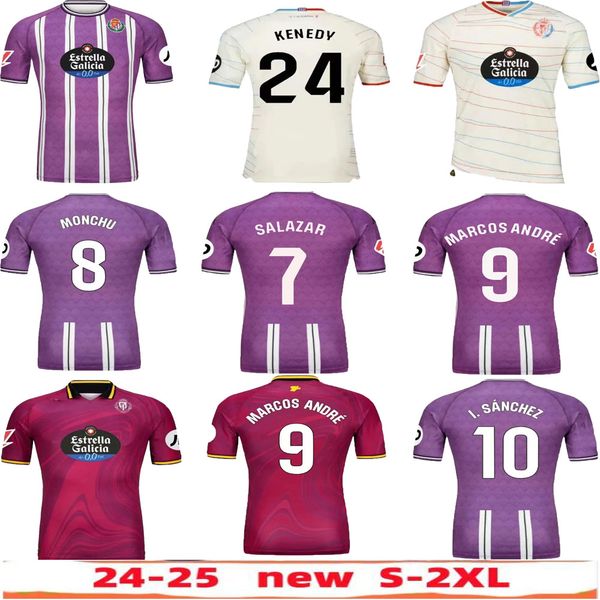 top 24 25 Real Valladolid soccer jersey home away third AMALLAH Club SAD 2024 2025 camisetas de futbol Equipment G. PLATA FOOTBALL SHIRTS MO