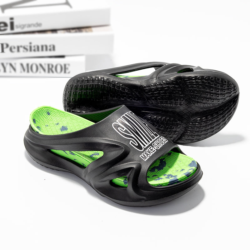 Fashion Men&#039;s Slippers Outdoor Indoor Sandals Beach Men Casual Shoes Thick Soft Sole Slides Men Flip-flops Men&#039;s Couple Slippers