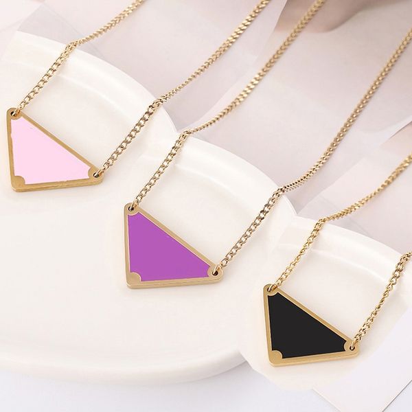 Designer jewellery necklaces mens necklace Pendant luxury tennis chain for men women Stainless Steel Solitaire Pendants Fashion Classic Enga