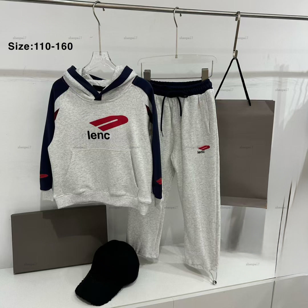 Top baby sweater Letter printing baby Tracksuit kids designer clothes autumn girls boys hoodie and pants A878X24N215-b