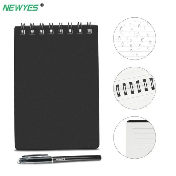 Mini A7 Erasable Notebook Paper Reusable Smart Microwave Wave Cloud Erase Notepad Portable Diary Office School Small Size 240809