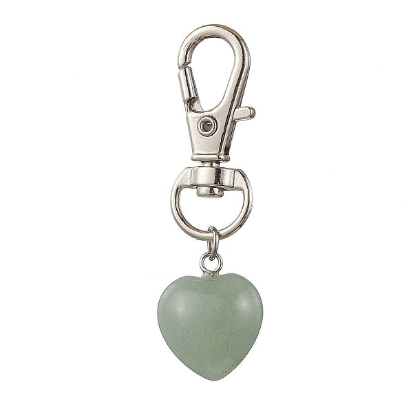 Décorations pendantes aventurines vert naturel