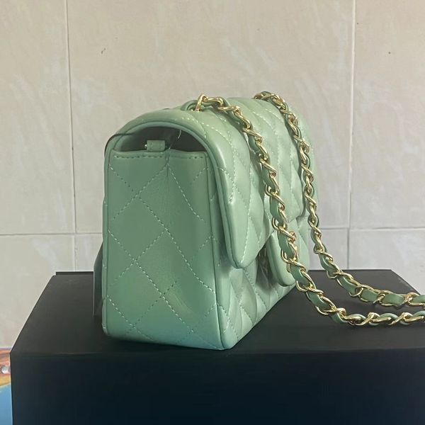 10A highest quality shoulder 20 cm lambskin bags purses cosmetic cross body evening designer mini bag with box X042