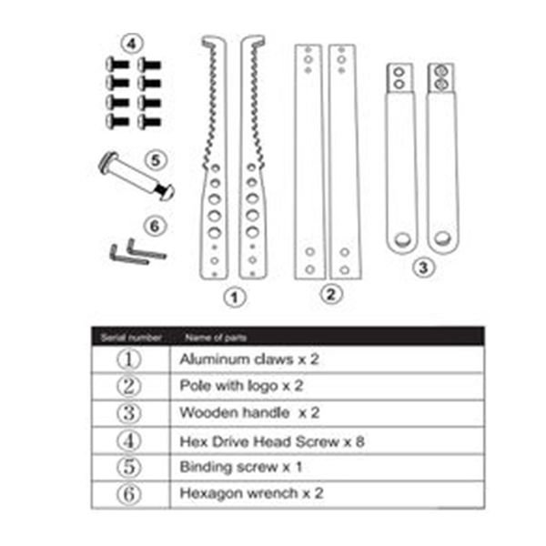 Sturdy Outdoor Cookware Accessory Non-Slip Carbon Fire Tongs Suitable for All Your Bonfire Needs