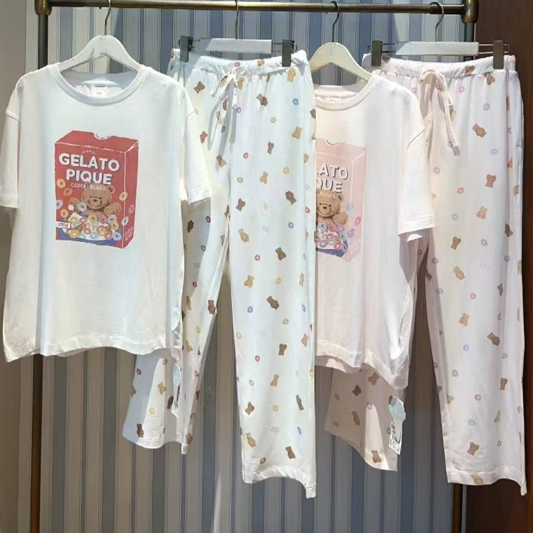 Room Wear Ladies Pamas Women Cotton Loungwear Sleepwear