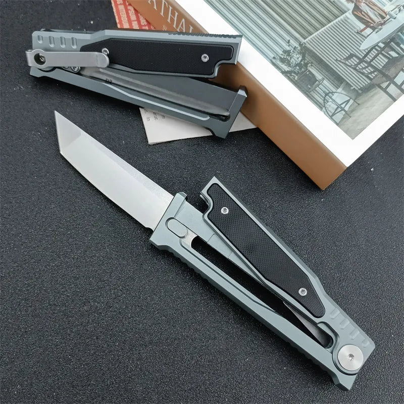 3 Models Multi-tool Free-Swing Folding D2 Blade T6 Aluminum +G10 Handle Novelty Turnover Portable Outdoor Tactical Pocket Knife 3300 CUP25012108