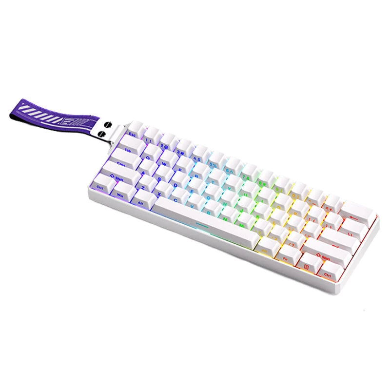 MONSGEEK FUN60 Ultra Mechanical Gaming Keyboard Hall Effect Magnetic Switch CNC Aluminum Tri-mode 61 keys 8K RT0.01 ARGB