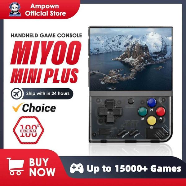 MIYOO Mini Plus portable retro handheld game console V2 Mini+IPS Sn classic video game console Linux system childrens gift Y241109