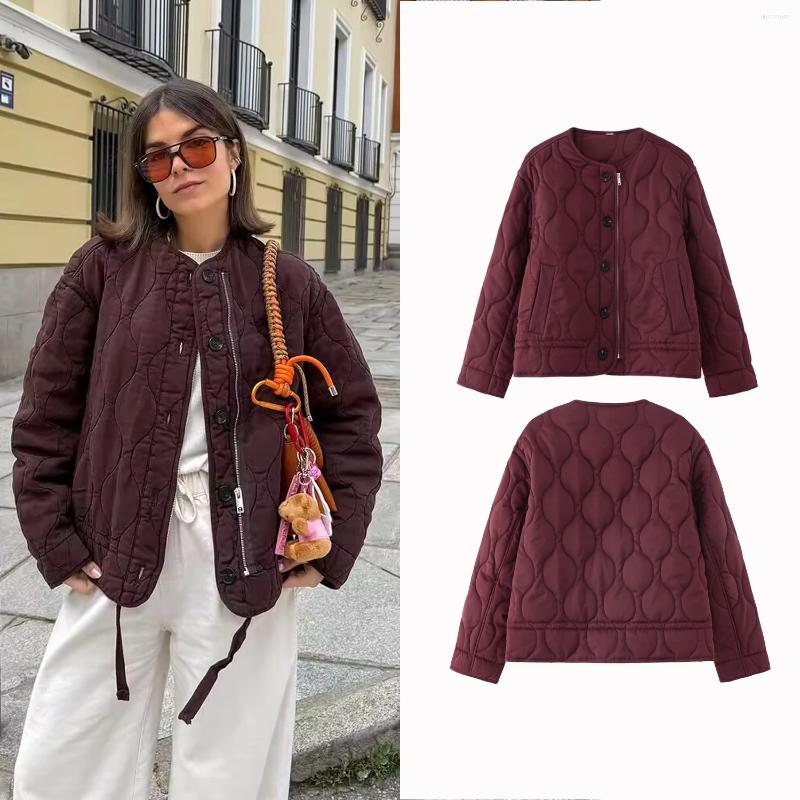 Women&#039;s Jackets 2025 Autumn Fashion Loose O-neck Thick Warm Elegant Coats Personality Versatile Youth Outerwear