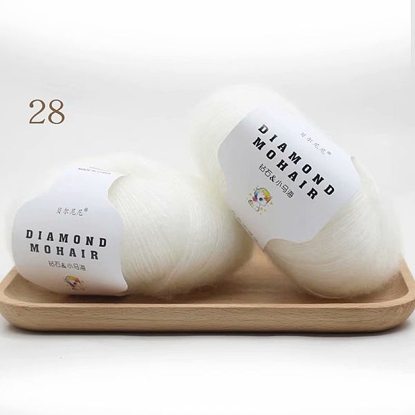 Acrylic Fiber Mohair Wool Knitting Yarn