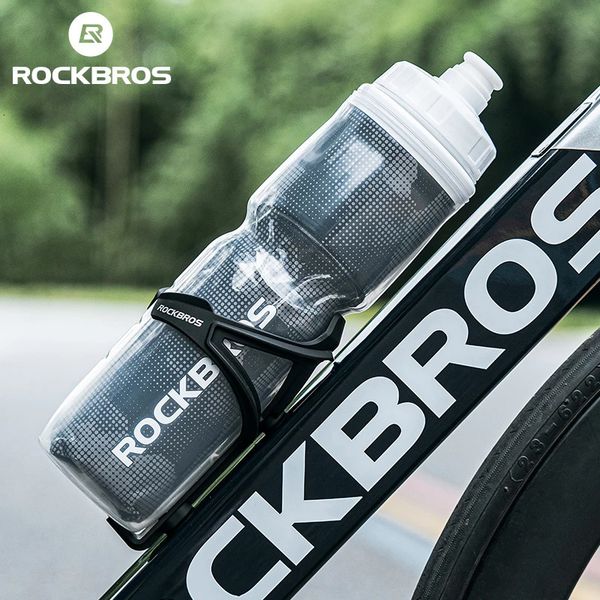 ROCKBROS Loop Insulated Water Bottle Beverage PP5 Silicone 670ml Fitness Outdoor Exercise Bicycle Portable Water Bottle 241212