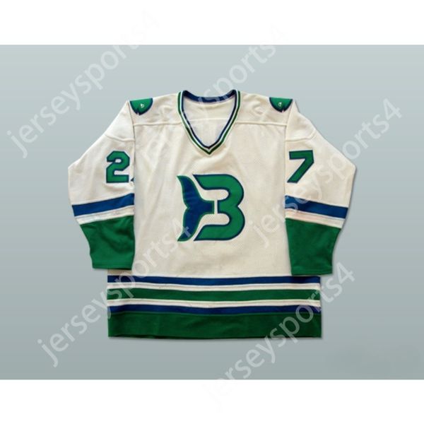Custom BINGHAMTON WHALERS DAVE MCDONALD HOCKEY JERSEY Top Stitched S-M-L-XL-XXL-3XL-4XL-5XL-6XL