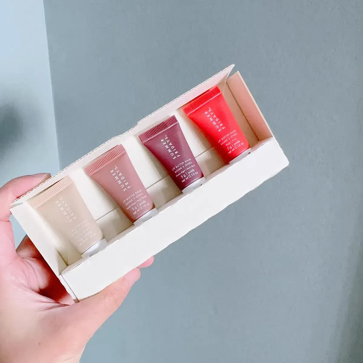 4pcs-set Summer Fridays Lip Balm Lasting Moisturizing Shiny Glitter Liquid Lipstick Clear Lip Gloss Beauty Cosmetics High Quality Fast Ship