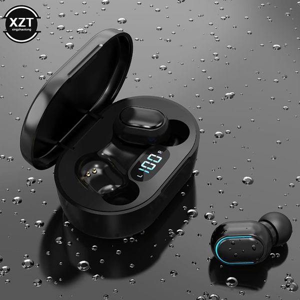 E7S wireless Headphones 5.0 Bluetooth Earphones HIFI Lossless Sound Headsets Sport Mini TWS Earbuds For Smartphones