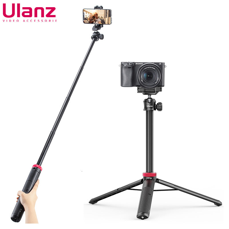 Tripods Ulanzi MT 44 Extend Livestream Tripod Stand 42inch with Phone Mount Holder Vertical Shooting DSlR Camera 230823