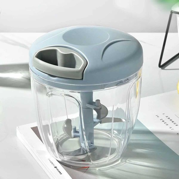 500-900ML Manual Meat Grinder Manual Food Processors Rotate Press Garlic Chopper Onion Crusher Blender Vegetable Cutter Mixer B240803