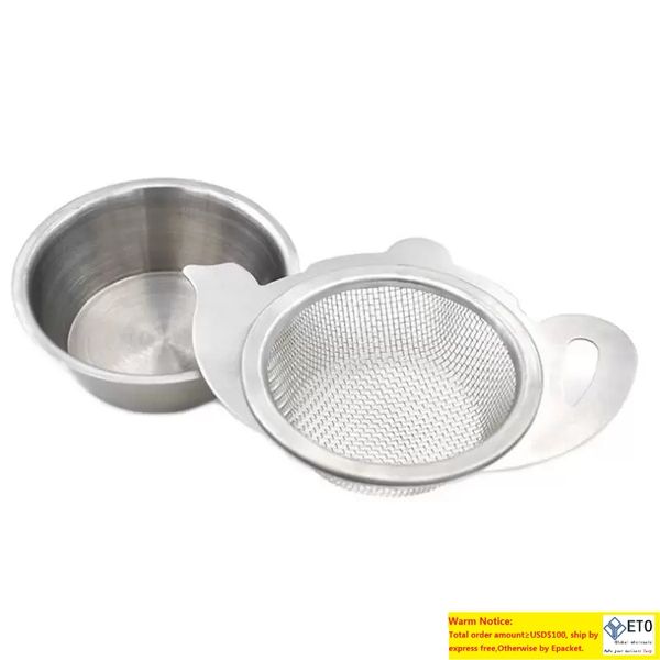 Tea Strainer with Handle Mesh Infuser Container Holder for Teapot Mugs Cups Stainless Steel Loose Tea Brewing Tools