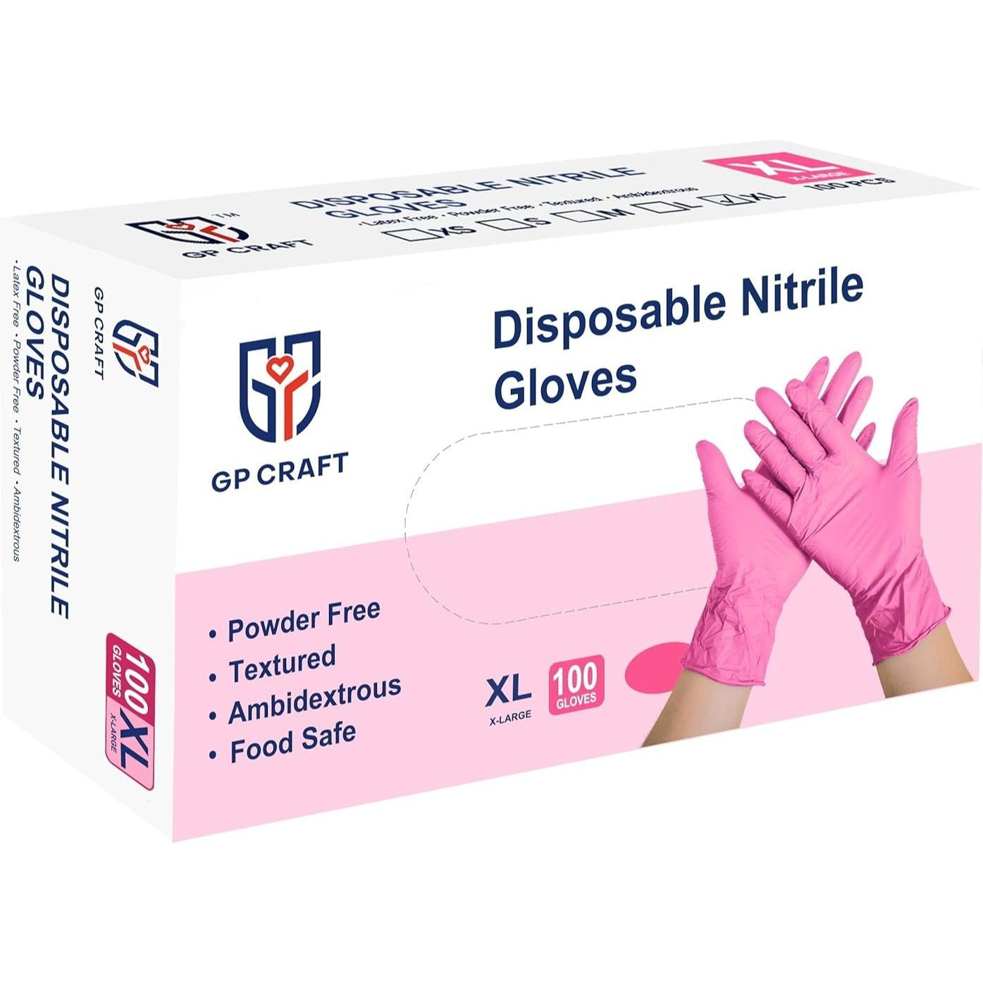 TEMU Disposable Latex-free For Cooking Cleaning Household Pet Care Gloves Powder Free Disposable Latex Free (100-ct Box)