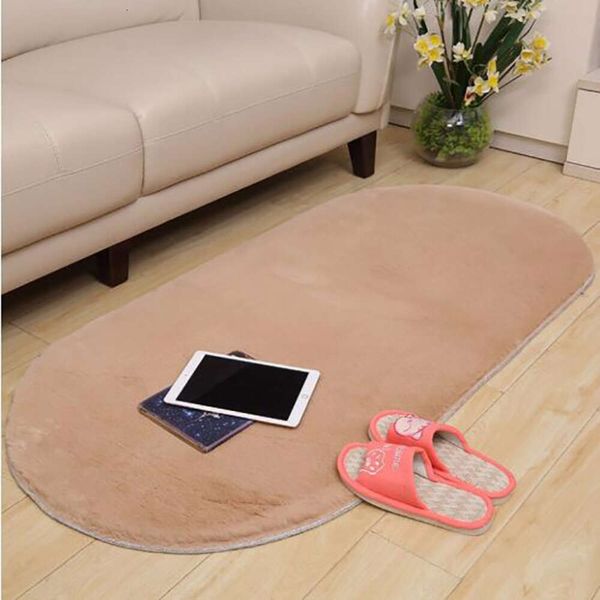 Rabbit Fur Sofa Carpet Floor Imitation Wool Seat Cushion Bay Window Living Room Bedroom Non Slip Foot Mat Blanket Z250111