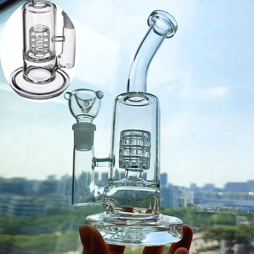 Glass Bong Hookahs Dab Rigs Birdcage Matrix Perc Glass Water Bongs Bubbler Thick Smoking Glass Water Pipes with 18mm joint