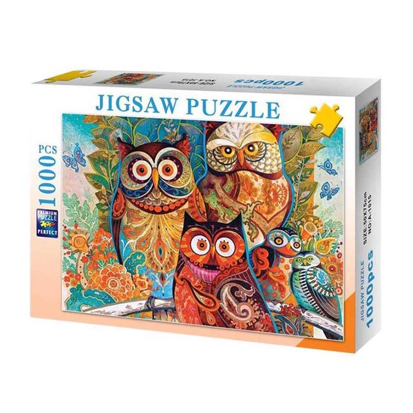 Puzzle 1000 Jigsaw Piece Funny Creative Design Beautiful Scenery Puzzle Brain Teasing Game Cardboard Puzzles for Boys GirlsXJ2408