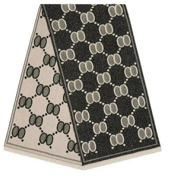 Women Cashmere Scarf Echarpe Stylish Scarf Full Letter Printed Scarves Soft Touch Warm Wraps with Tags Autumn Winter Long echarpe designer s