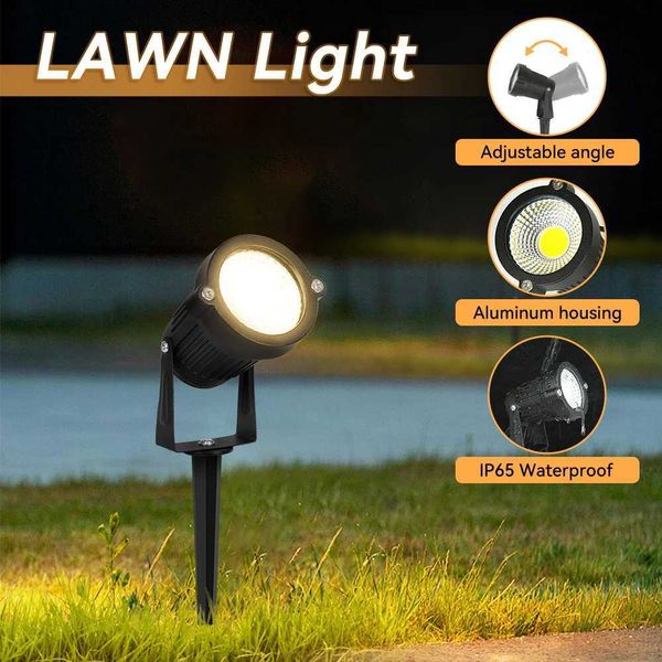 Outdoor LED lawn light 85-265V LED street light waterproof garden courtyard light landscape decoration spotlight for corridor courtyard LED