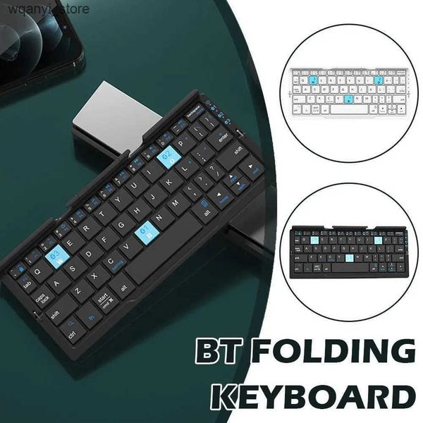 Keyboards Portable Bluetooth Folding Keyboard for iOS-Android-Windows Tablets L240910