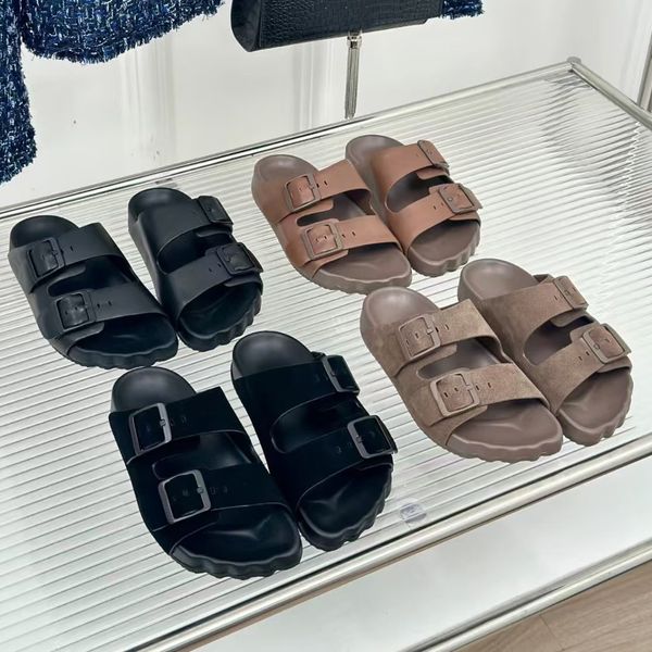 With Box Designer Mallorca Mallorcas Slippers Women Sandals Slipper Slides Triple White Black Wheat Fashion Sandal Slide