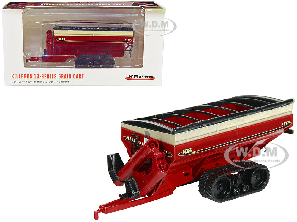 Killbros 1113 Grain Cart with Tracks Red 1-64 Diecast Model by SpecCast