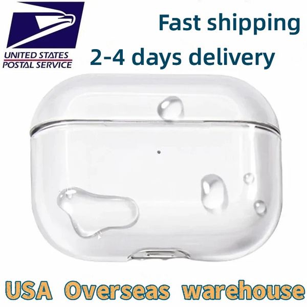 For Airpods pro 2 air pods 4 3 pro Max Earphones airpod 4 Pros Bluetooth Headphone Accessories TPU Silicone Cute Protective Cover Wireless C