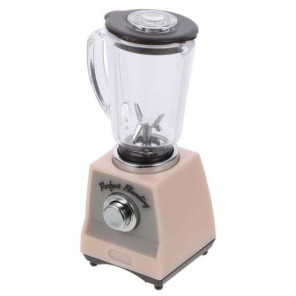 1 12 Mini Accessories Mini Juicer Dollhouse Toy Kitchen Childrens Plastic Preschool Electric Juicer Model Toy House X241107