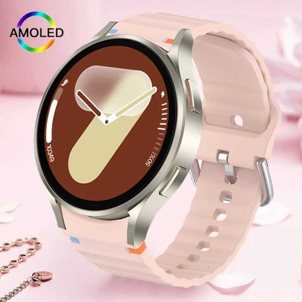 Smart Watches Fashion Smart Watch Ultra G Sports Track AMOLED Screen HD Bluetooth Call Galaxy Watch 7 Fitness Tracker Heart Rate Smart Watch