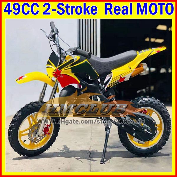 16Colors Real 4950cc Bike de moto sujeira mini moto buggy buggy 2 arremesso de montanha scooter